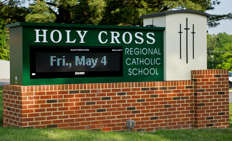 Holy Cross Catholic School Virginia Digital Signage