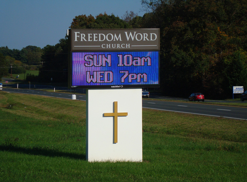 freedom-word Church-digital-signage